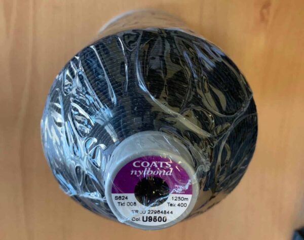 Coats N/B Thrd Black 1250mt