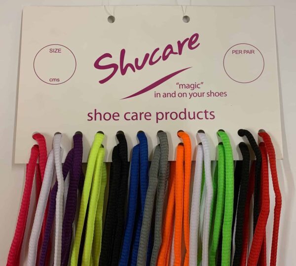 Oval Lace 120cm Assorted Colours Card